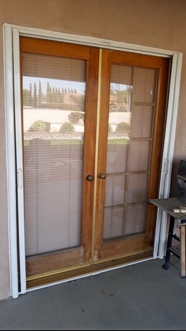 BetweentheGlass Blinds Patio Door Replacement in Bakersfield