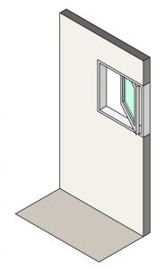 Illustration of casement windows