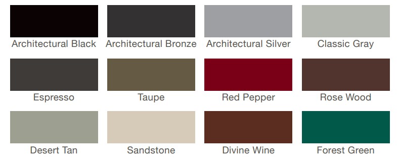 Anlin-Therma-Coat Colors