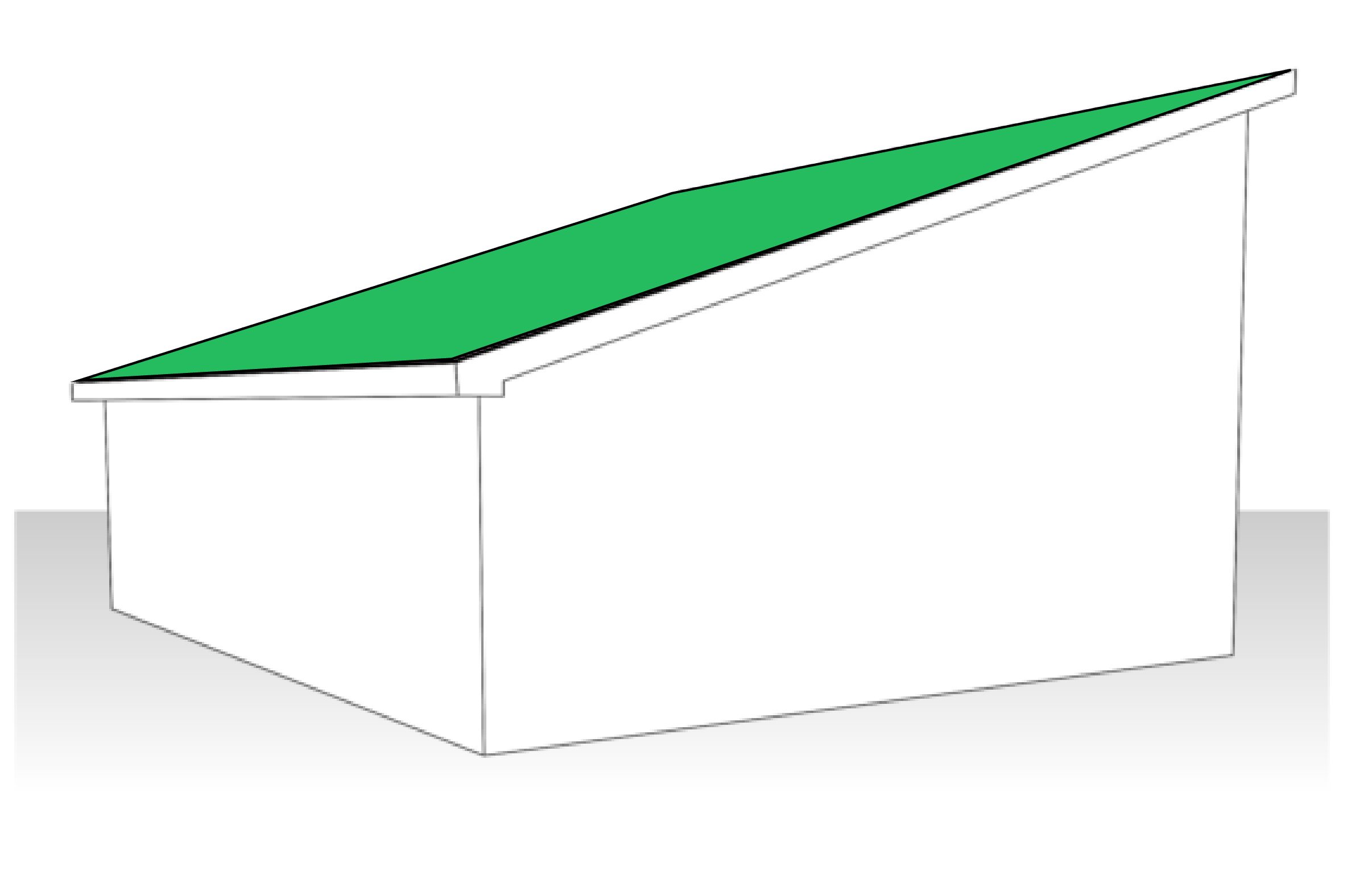 Shed Roof Illustration