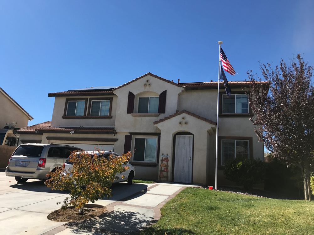 Exterior Painting Project in Lancaster, CA Before