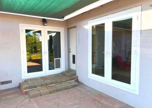 French Doors with Pet Door Installation in Bakersfield, CA