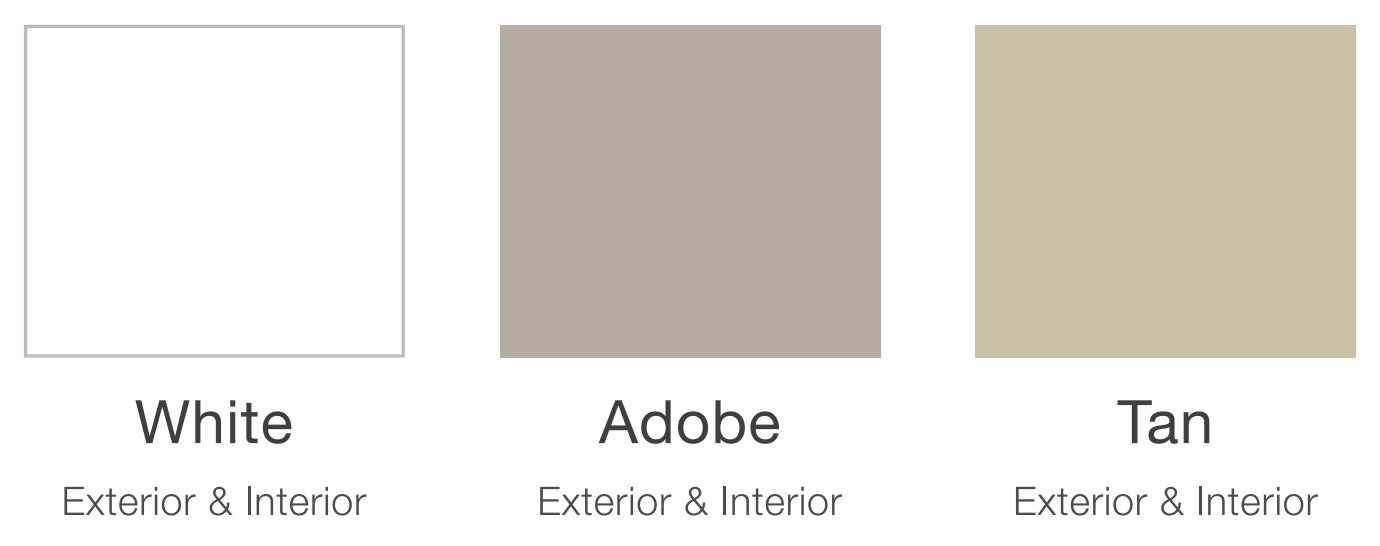 Interior & Exterior Window Colors