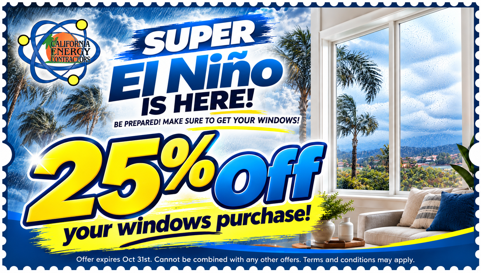 El Niño Window Protection Coupon