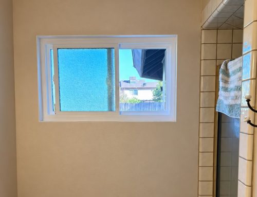 White Vinyl Sliding Window Installation in Los Angeles, CA