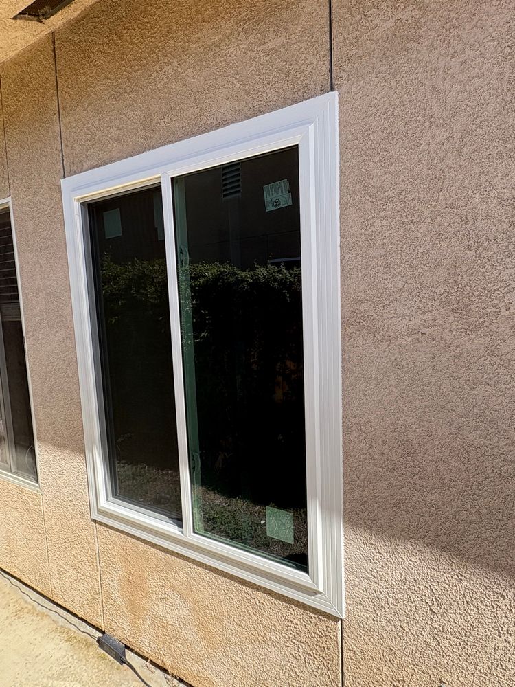 White Vinyl Sliding and Single-Hung Window Replacement in Northridge, CA (1)