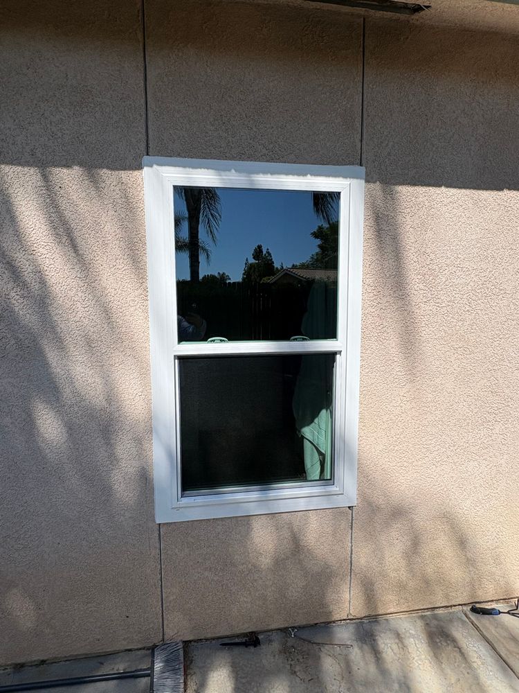 White Vinyl Sliding and Single-Hung Window Replacement in Northridge, CA (2)