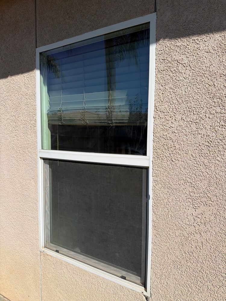 White Vinyl Sliding and Single-Hung Window Replacement in Northridge, CA (2)