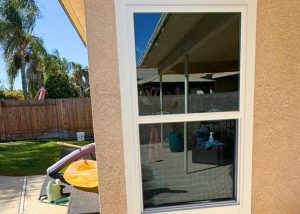 White Vinyl Sliding and Single-Hung Window Replacement in Northridge, CA