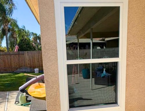White Vinyl Sliding and Single-Hung Window Replacement in Northridge, CA